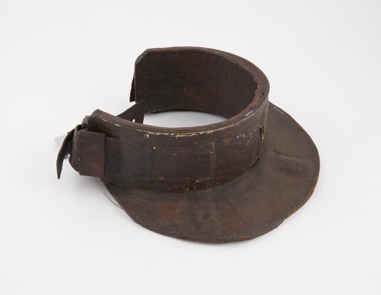 Replica of a restraint collar. This would have bee