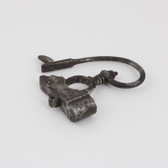 Spring fleam, steel, probably British, 1750 to 185