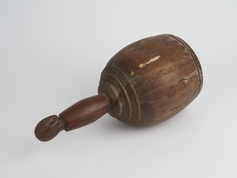 Wooden pestle, African, 1801-1920