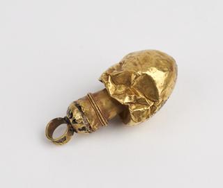 Gold perfume bottle