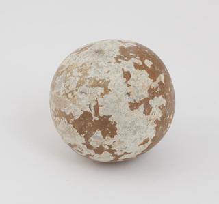 Horse calculus, white and brown in colour