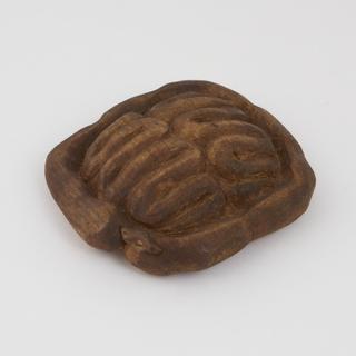 Intestines from wooden anatomical figure with painted wooden box, Germany, 1650-1750