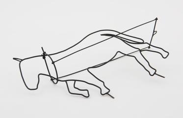 Rhodesian single wheel plough horse (model)