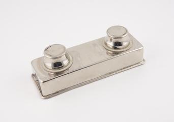 Nickel-plated double spirit lamp with cloth wick for instruments sterilizer