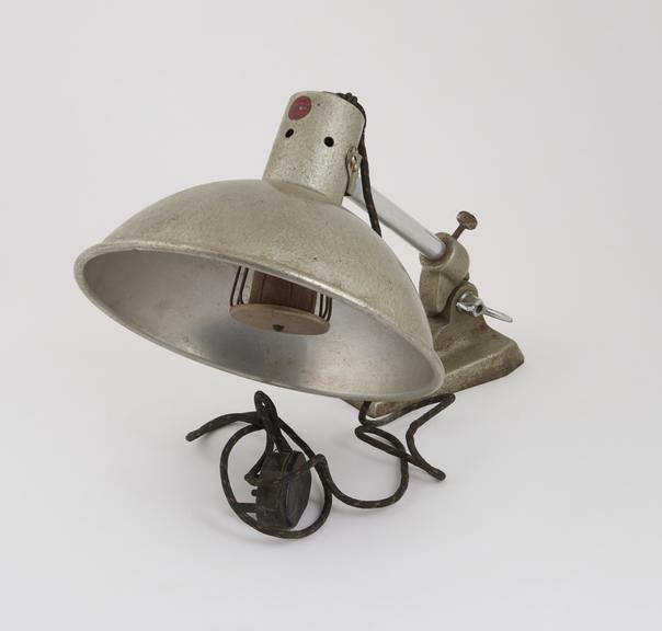 Lamp, from collection of veterinary supplies, United Kingdom