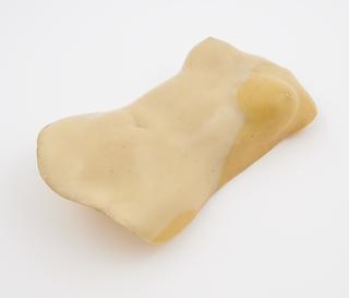 Torso from anatomical wax model of reclining woman