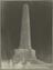 Calotype negative of the Wellington Monument in Dublin