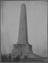 Calotype negative of the Wellington Monument in Dublin