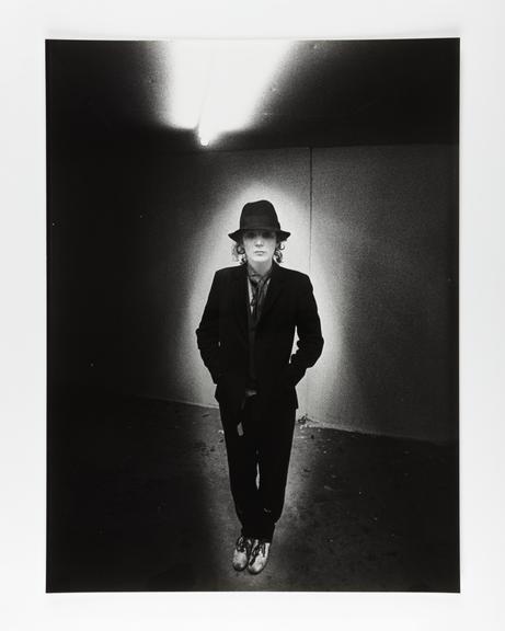 Photographic print of Barbara in a suit and hat