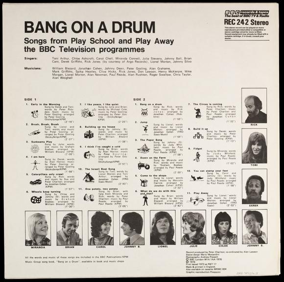 "Bang on a Drum, Songs from Play School & Play Away" record