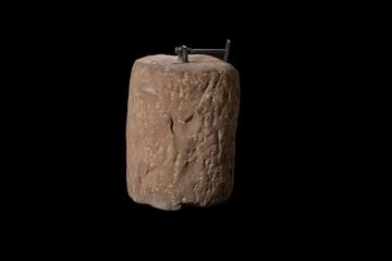 Sandstone Weight for Iron Turret Clock