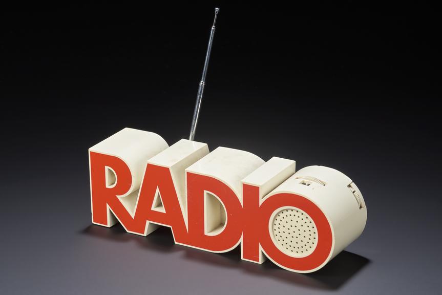 RADIO' shaped Radio Receiver