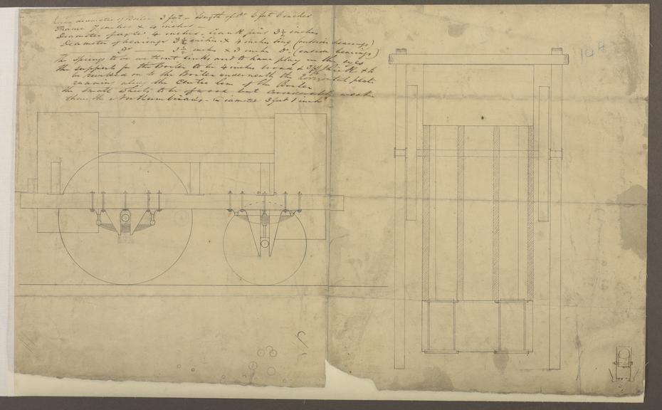 No 10 Liverpool Locomotive drawing