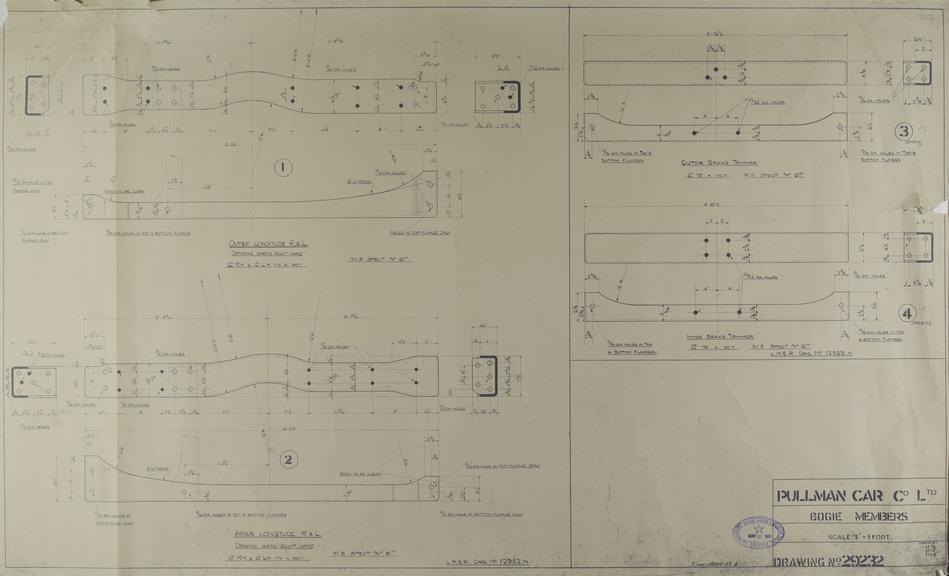 Drawing of The Birmingham Railway Carriage & Wagon Co. Ltd