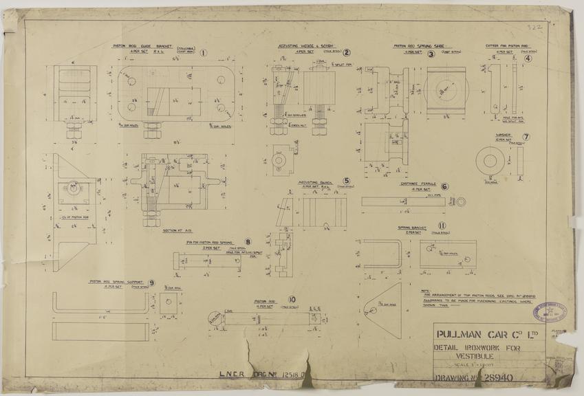 Drawing of The Birmingham Railway Carriage & Wagon Co. Ltd