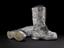 Pair of boots belonging to the Cyberman costume as used in the