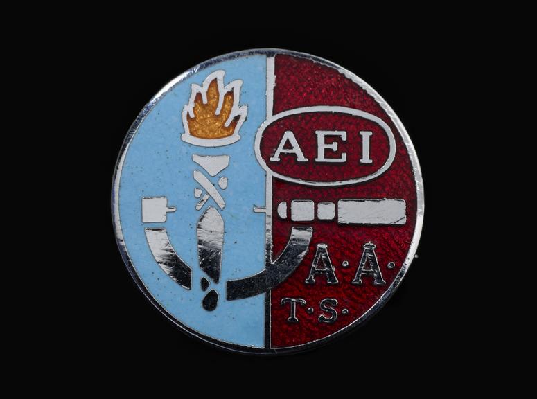 Pin badge, with AA Apprentice Association TS Training School