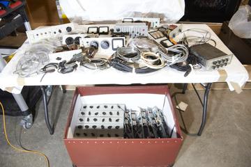 Parts from Pinewood sound desk