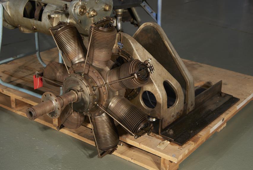 ‘Gnome’ Rotary Aeroengine from a ‘Birdling’ Monoplane