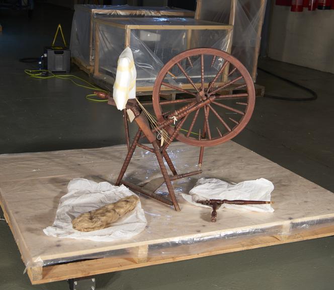 Scandinavian Type Flax Spinning Wheel