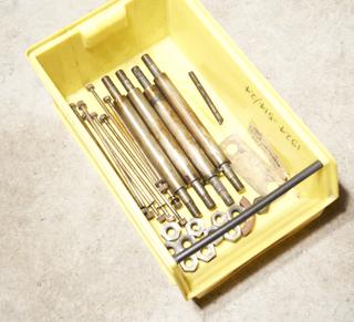 Box of Components for Parsons' Axial Flow Steam Turbine