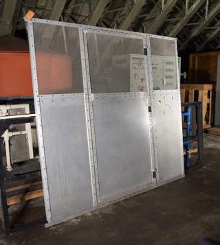 Section of Faraday Cage for MRI Scanner