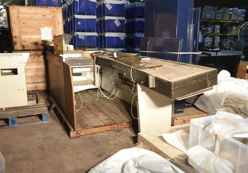 Supermarket Checkout Conveyor Belt and Bench, 1986-1989