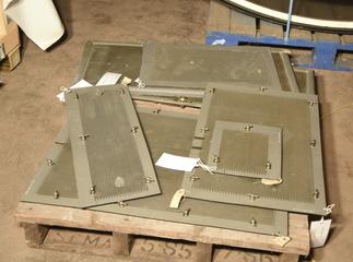 Seven Perforated Cover Panels