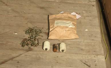 Envelope Containing 2 Ceramic Insulators