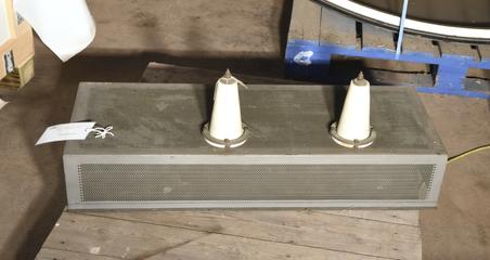 Perforated Rectangular Cowling with Two Ceramic Pillar Insulators