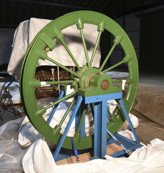 Pit Winding Wheel with Two Pedestals