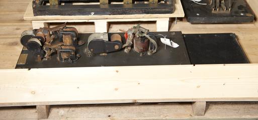 Panel Mounted with Three Magnetically Operated D.C. Conductors