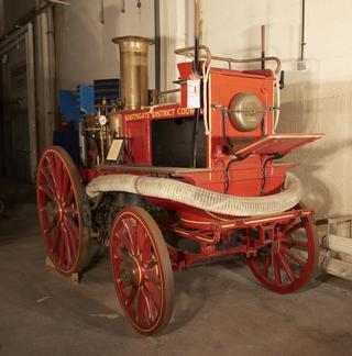 Shand Mason horse-drawn steam fire engine c.1894