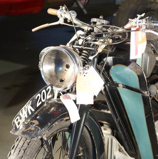 Lamp for Coventry-Eagle Pullman Motorcycle.