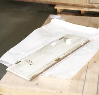 Door for Compartment 6 of Showcase of Model Showing the 5 Dock Systems of the Port of London