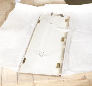 Door for Compartment 9 of Showcase of Model Showing the 5 Dock Systems of the Port of London