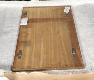 Plinth Panel from Beneath Compartment 7 of Showcase of Model Showing the 5 Dock Systems of the Port of London