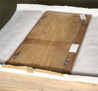 Plinth Panel from Beneath Compartment 12 of Showcase of Model Showing the 5 Dock Systems of the Port of London