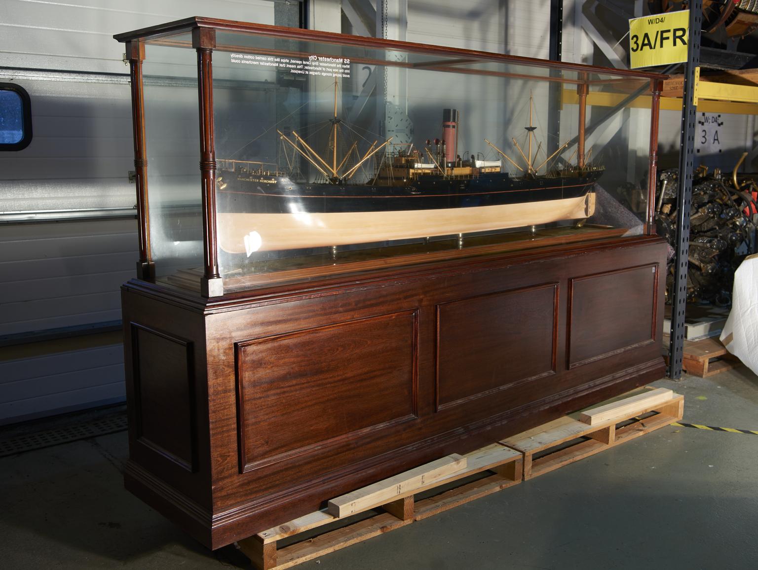 Dockyard Model of the 'Manchester Merchant' Steamship | Science Museum ...