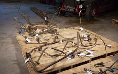 Lubrication and Drain Pipes for Triple-Expansion Marine Steam Engine