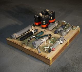 Oxygen Cylinders and Hand Pump for Hawker Siddeley Trident 3 Aircraft