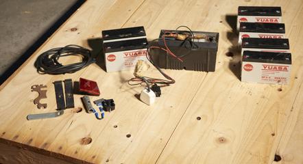 Batteries and Charger for 'Urban Cycle' Electric Bicycle