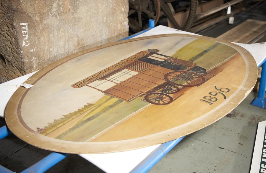Thornycroft Steam Van Painting