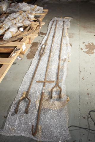 Three Hanging Rods for the Arbors