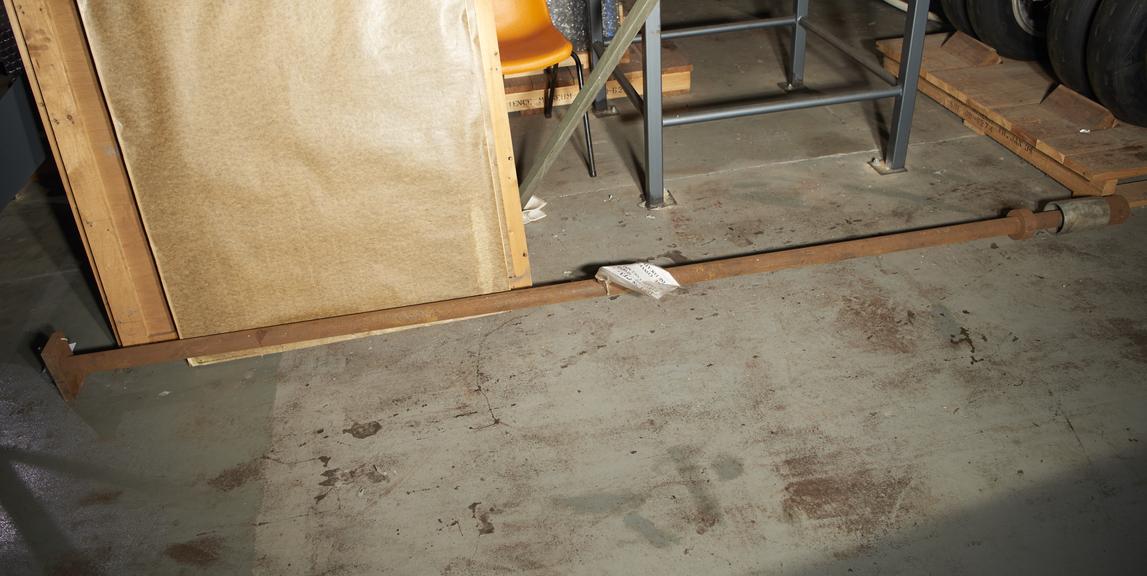 Central column of staircase