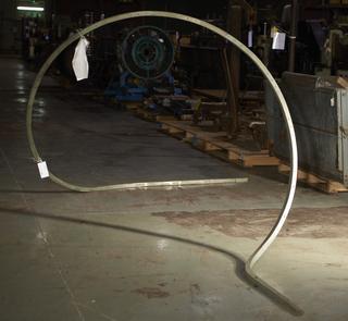 Handrail for aluminium spiral staircase