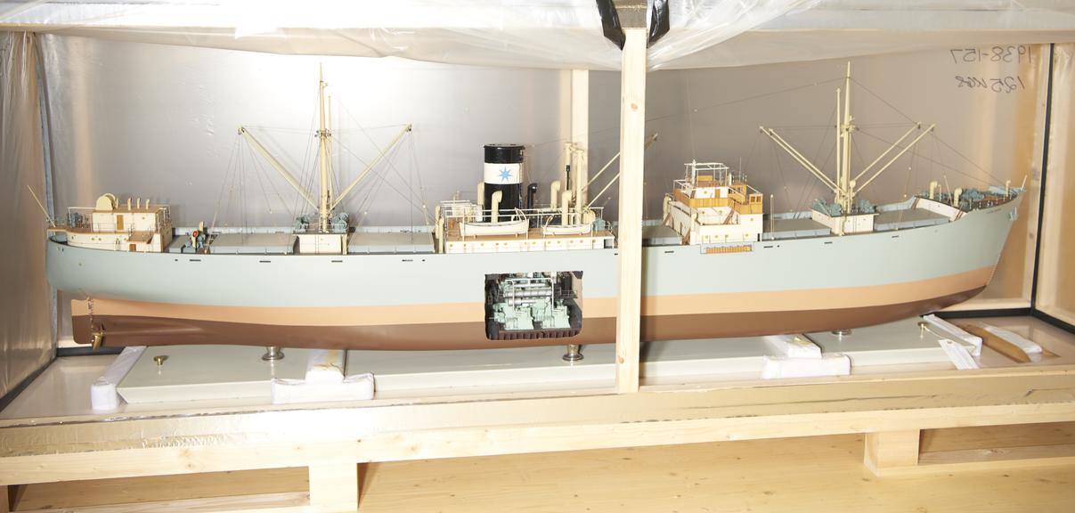 Model of the Motor Ship 'Asbjorn'