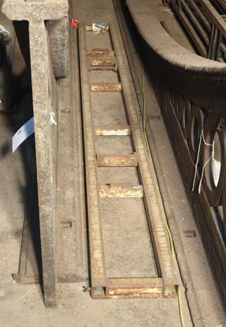 Railing for Waterloo Station Barrier Gates