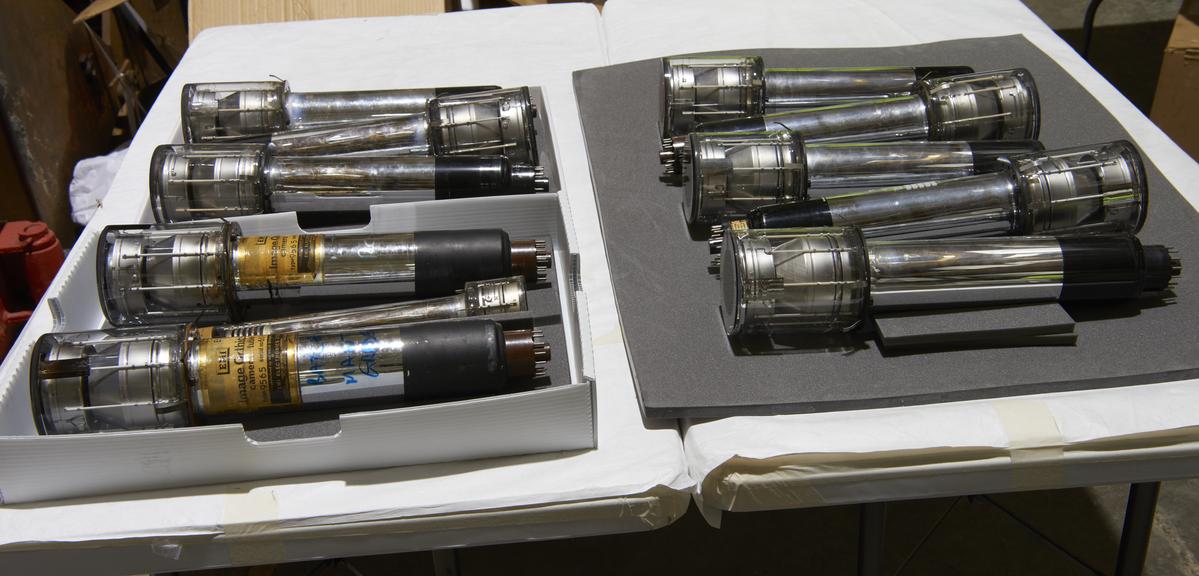 EEV, EMI and RCA Image orthicon Camera tubes (several). All tubes are Maintenance grade