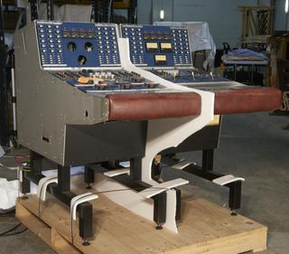 Two Sections of Pinewood Sound Desk